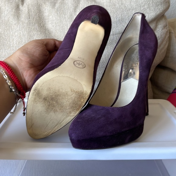 Michael Kors Suede Heels - Picture 2 of 3
